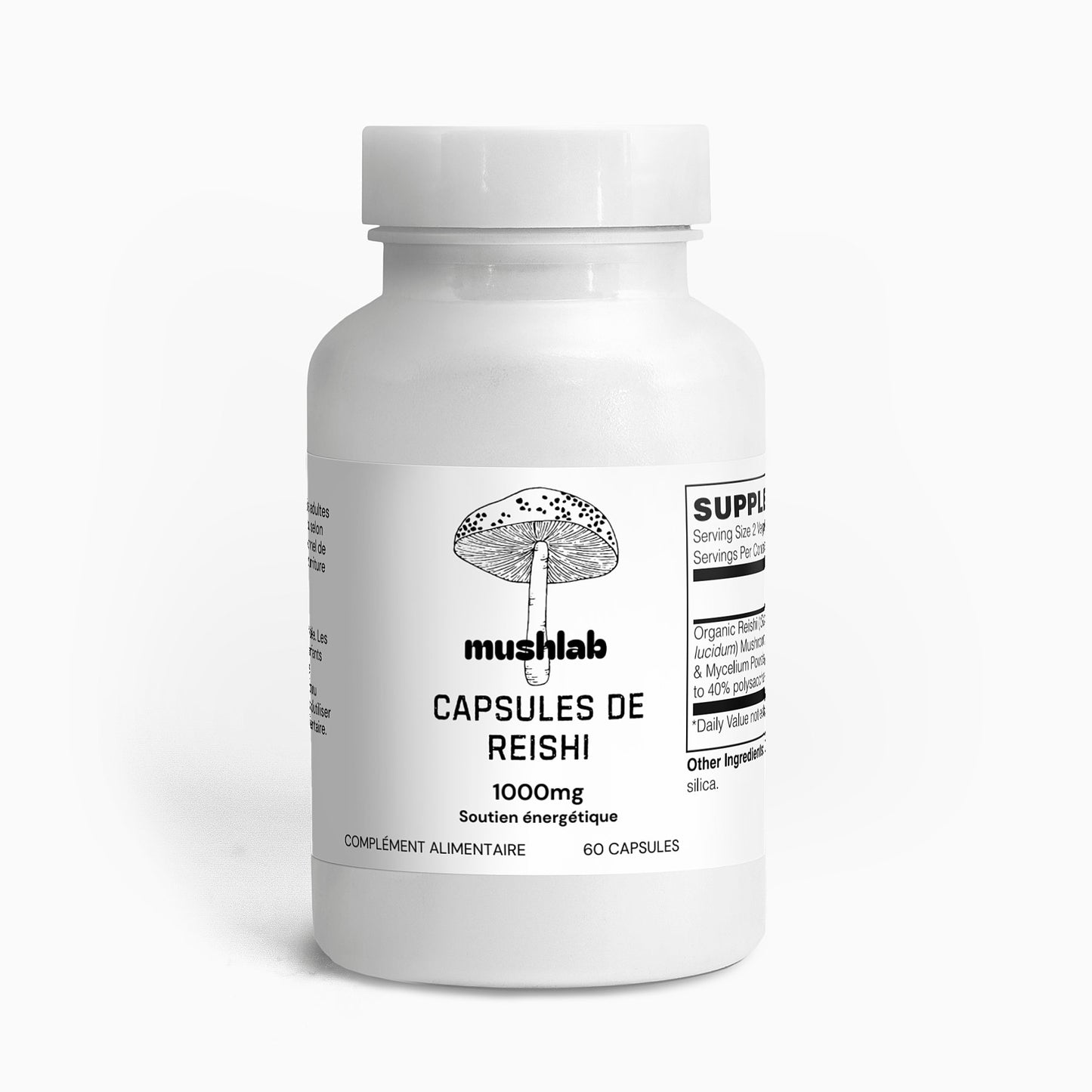 Cure Champignon Reishi en Gelules x60